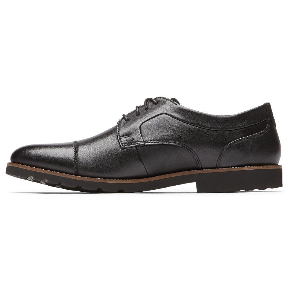 Oxfords Rockport Hombre Mexico - Sharp & Ready 2 Cap Toe Negros - DXBQO5138